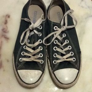 Worn out Black converse